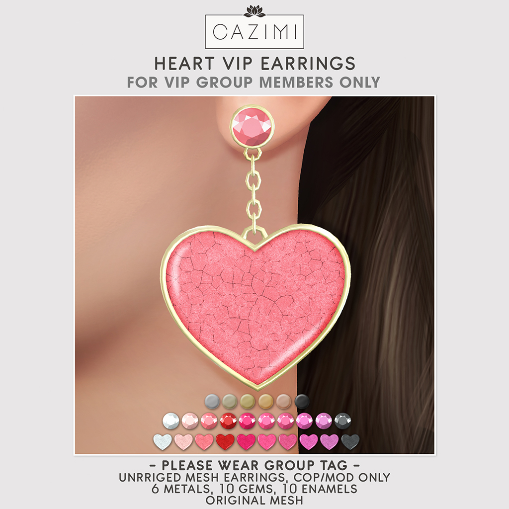 Vip Earring Feb VIP Gift & Blogger of the Month – CAZIMI