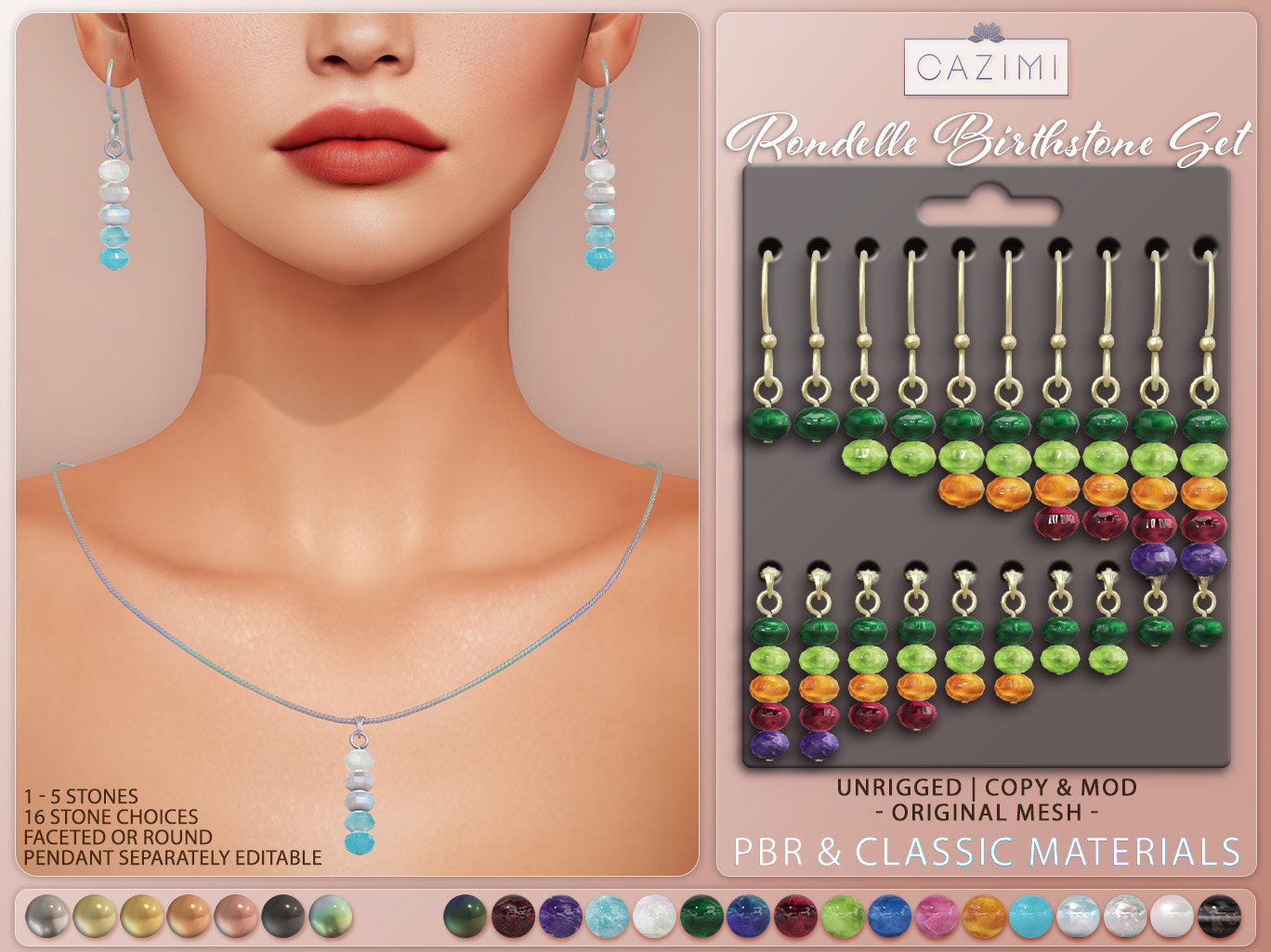 Multi Birthstone Jewelry @ The Vault – CAZIMI